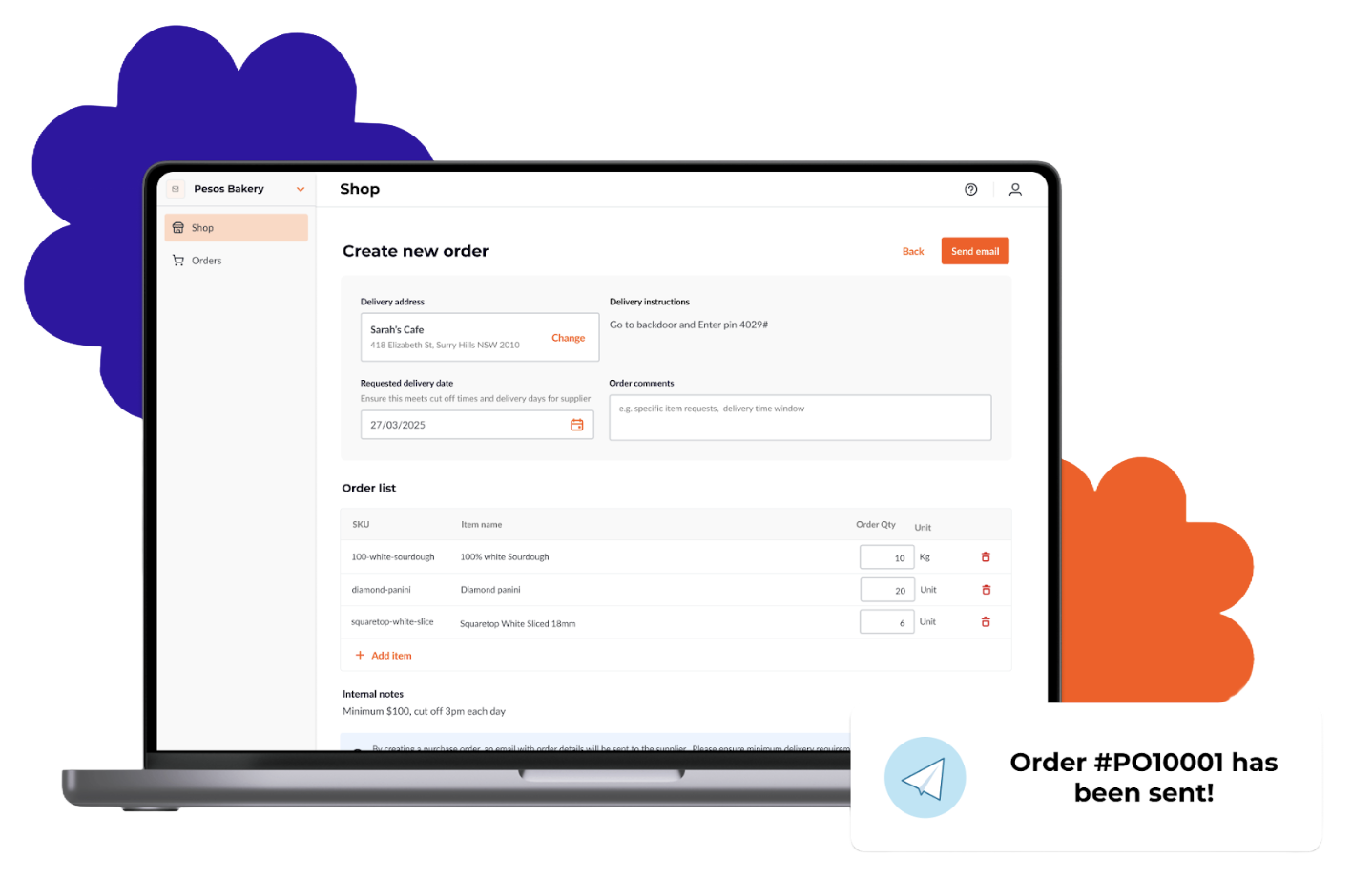Order from suppliers outside of Ordermentum