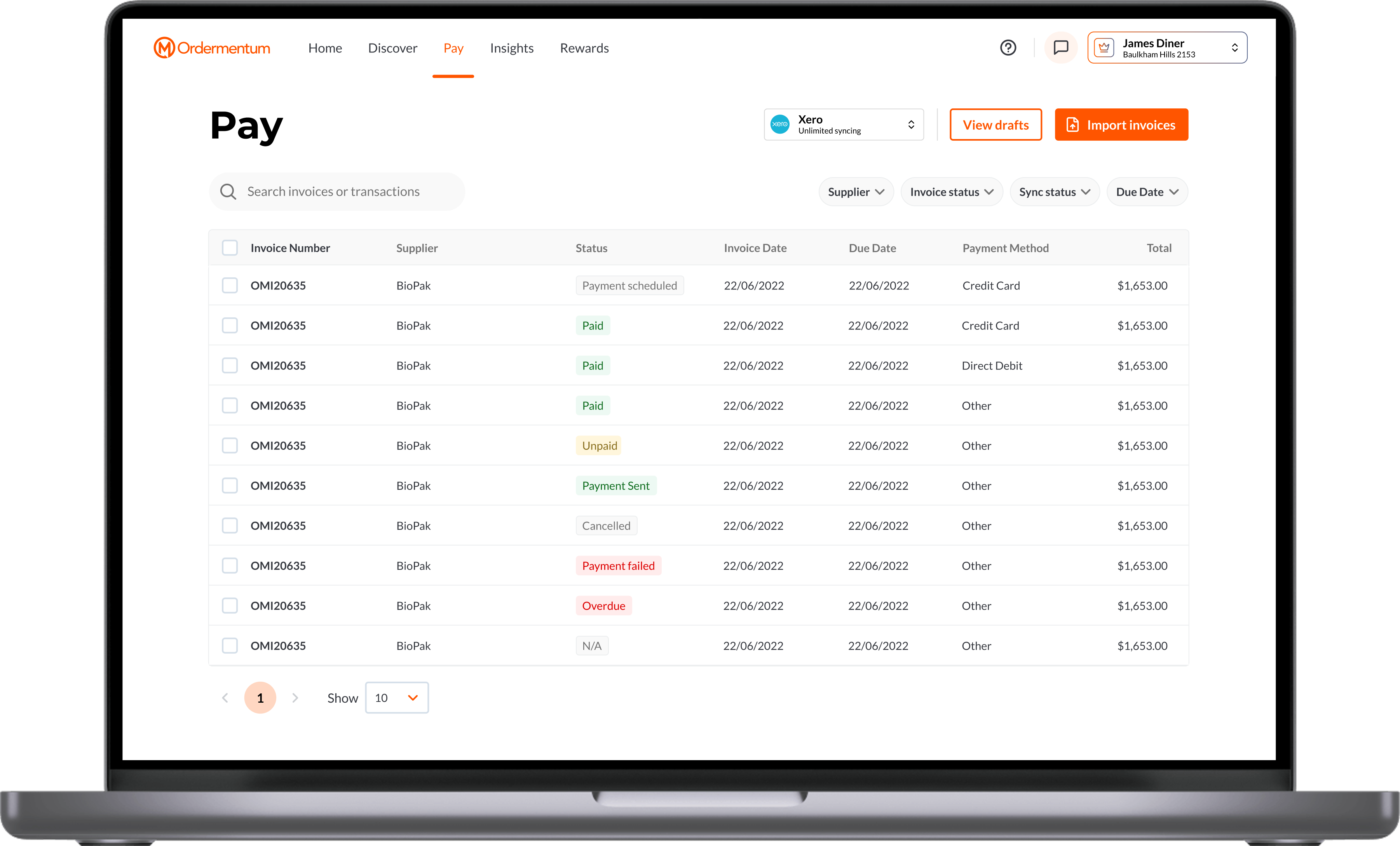 Payments