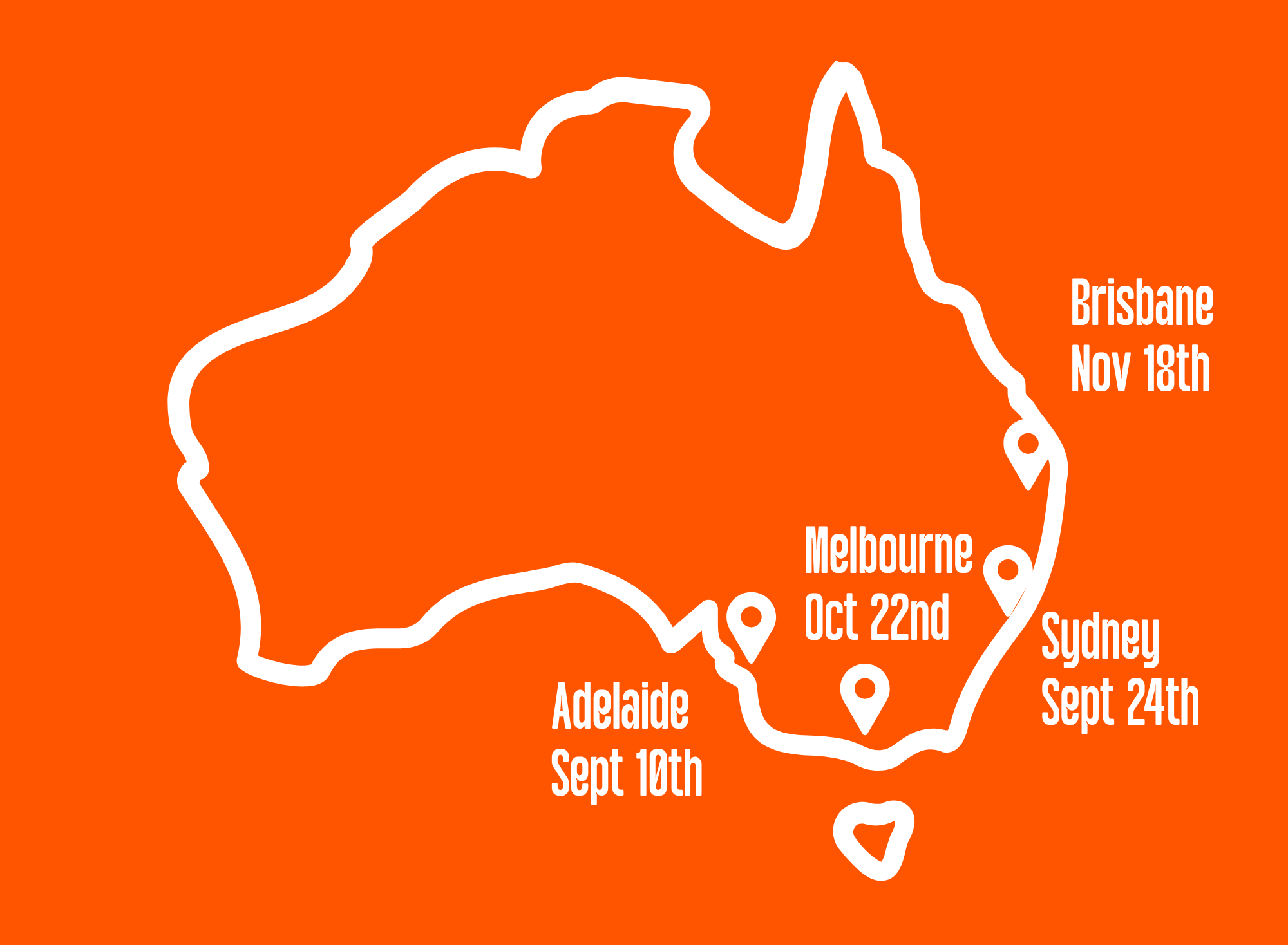 Australia Map w Orange Final-1 Australia Map w Orange Final-1